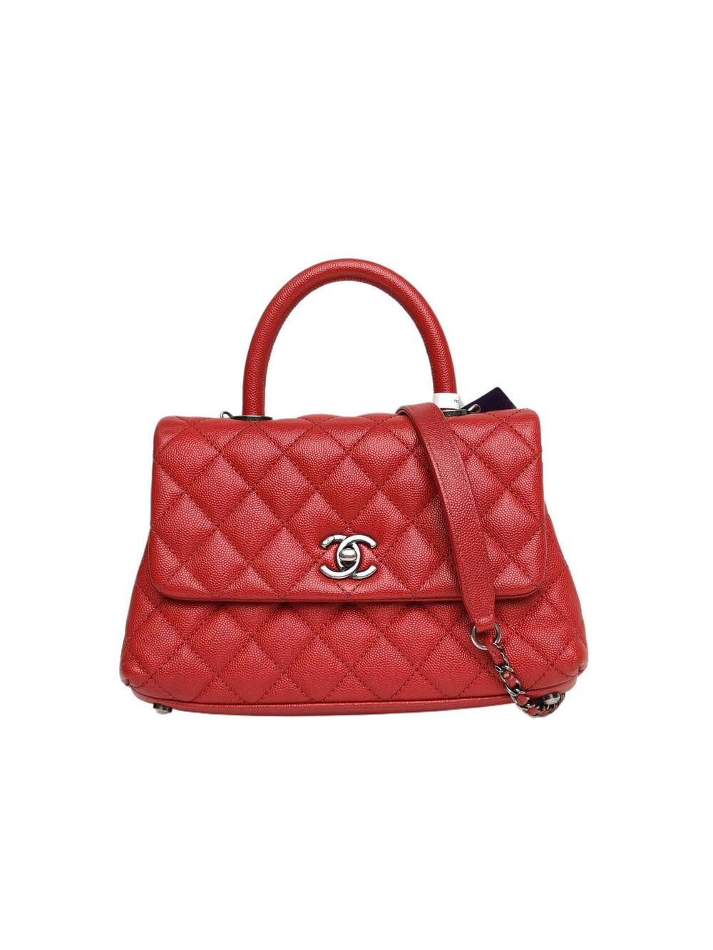 Chanel Coco Handle Small 24Cm Red #360135C34B